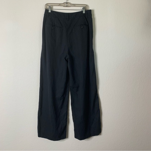 Madewell Womens Black The Harlow Wide-Leg Pant 10 - Picture 5 of 11